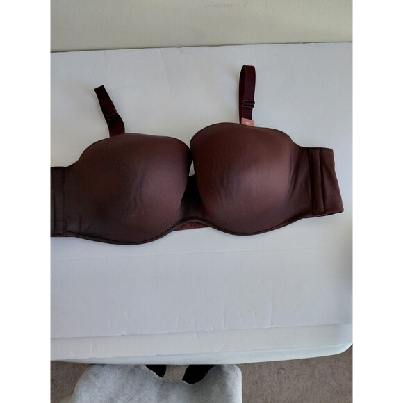Lot of 3 Cacique/Livi Bras Size 46C Navy Blue Dark Brown & Black Sport - Picture 4 of 15